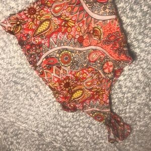 Bright Patterned Crop Tank